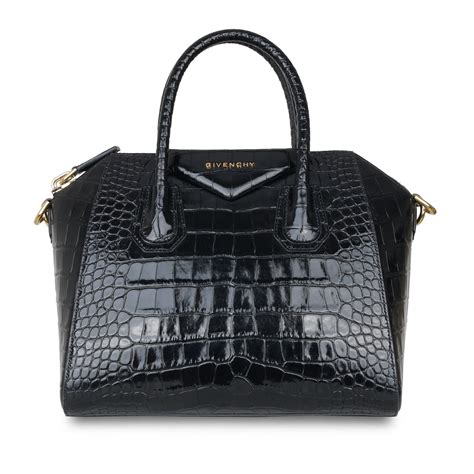 givenchy antigona small croc embossed|Givenchy Small Antigona Croc.